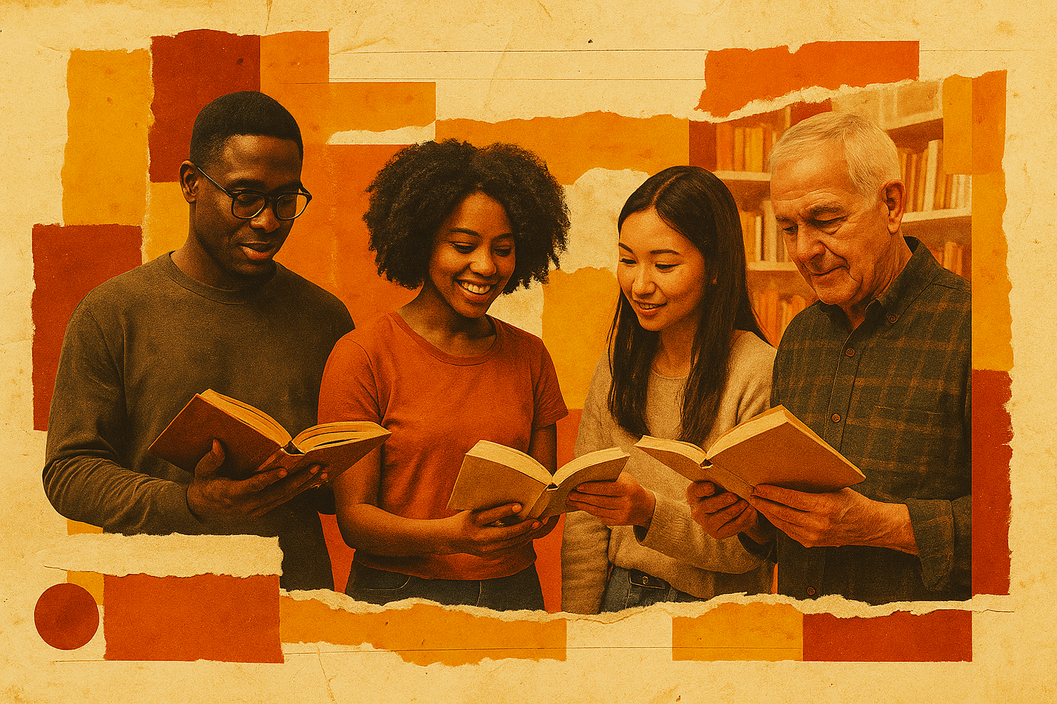 Grupo de pessoas lendo 2